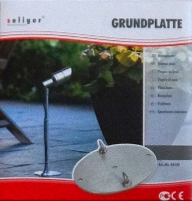 seliger Grundplatte für Skylight Multi Spot Classic Serie V2A