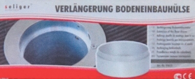 seliger Skylight Hülse Verlängerung für Wand und Bodeneinbauhülse Ø 89,5mm