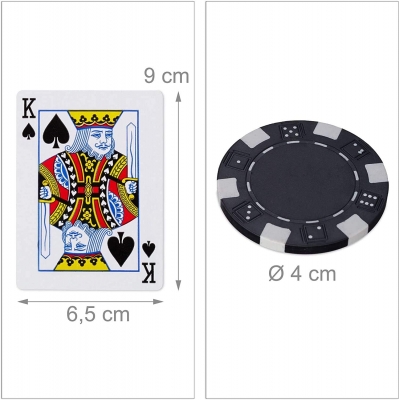 Hot Games Pokerkoffer de Luxe Poker Chip Set