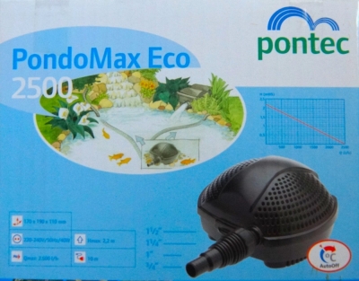 Pontec Bachlaufpumpe PondoMax 2500 Eco 40W Förderhöhe 2,2 m