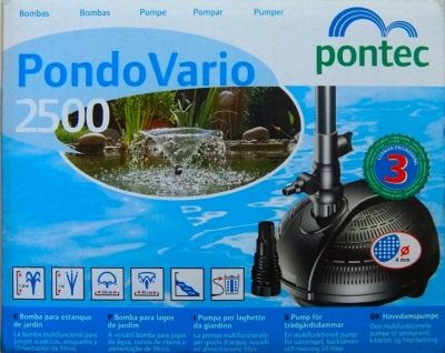 Pontec Pondo Vario 2500 Gartenteichpumpe Filterpumpe Teichpumpe