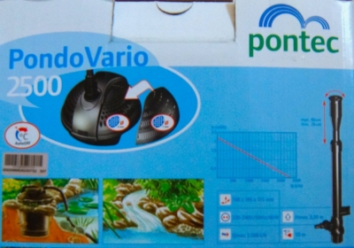 Pontec Pondo Vario 2500 Gartenteichpumpe Filterpumpe Teichpumpe