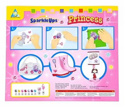 Sparkle Ups Bastelset Prinzessin 7 wiederverwendbare Aufkleber