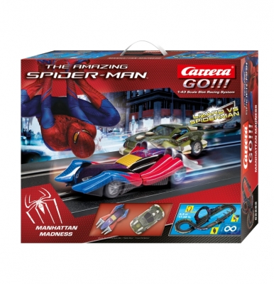 Carrera GO!!! Rennbahn Amazing Spider-man Manhattan Madness