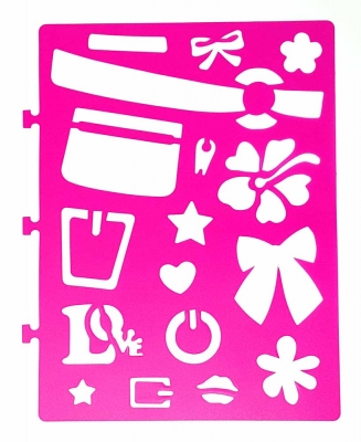 Zeichenblock L Entwerfe eigene Handtaschen Mode an illustrierten Mädchen