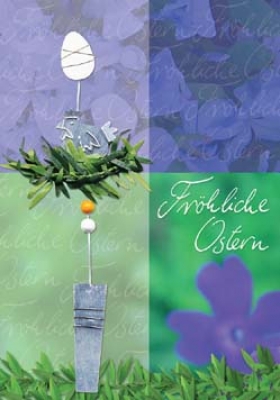 Lifestyle Oster-Klappkarte Fröhliche Ostern