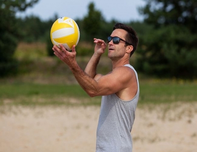 Schildkroet Fun Sports Neoprene Beach Strand Volleyball 20 cm Groesse 5