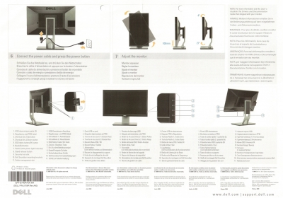 DELL LCD Monitor P2210H PC Computer Bildschirm Diagonale 54,5 cm