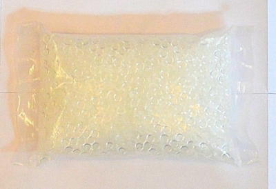 Deko Wassertropfen rund transparent Kunststoff Perlen 5 mm Körnung 250g Beutel