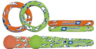 Schildkroet Fun Sports Neopren Tauch Set 2 Staebe 2 Ringe 2 Baelle