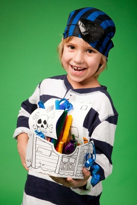 Calafant Papierbastelset Party Set Piraten 4er