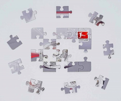Ravensburger Mini Puzzle Fußball Bundesliga Meister Schale 10x7 cm 20 Teile