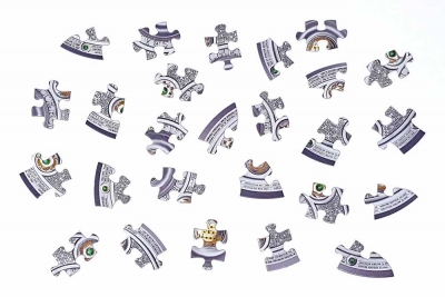 Ravensburger 2D Puzzle 26 Teile Fußball Bundesliga Meisterschale 11 cm