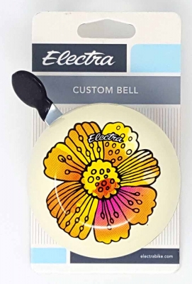 Electra Ding Dong Fahrrad Glocke Klingel XXL 80 mm Flower
