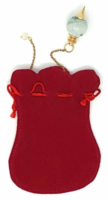 Pendel Edelstein Aventurin Kugel Messingspitze Kette