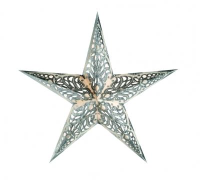 starlightz papierstern leuchtstern geeta silver