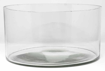 Zimmerbrunnen Glasschale Glas Schale 25 cm hoch 13 cm stark 5 mm
