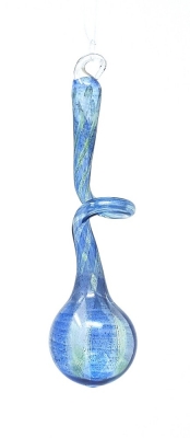 Frankenwald Schleifenspirale Glasspirale Oxidharzglas 11cm lang Ø 3 cm