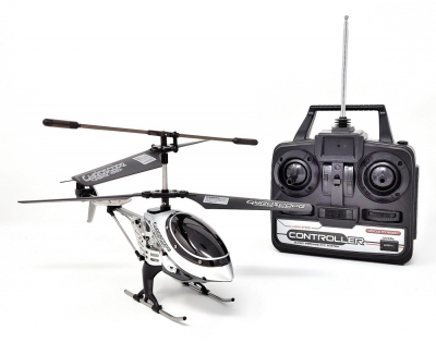 RC Hubschrauber Helicox 6016 silber schwarz Lang 330 mm LED Licht stabil