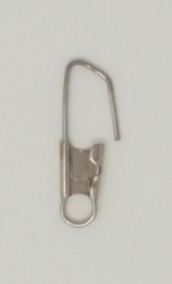 Clip 35 Kg metall silber 25 mm