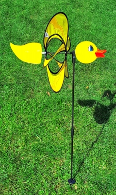 Windspiel Windrad Ente Nylongewebe Breit 66 Lang 18 Hoch 103 cm