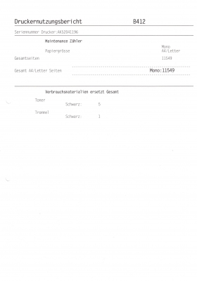 OKI B412dn Laser Drucker Schwarzweiß Duplex Netzwerk S11549