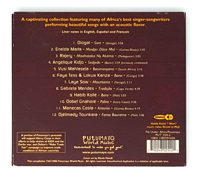 Putumayo Welt Musik CD Acoustic Africa Akkustische Afrikanische Lieder