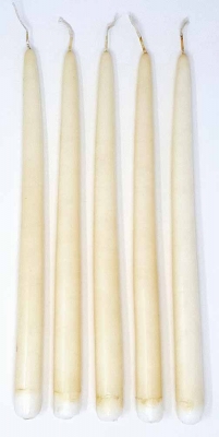 Stabkerze Tafelkerze Kerze 20 x 280 mm Weiss 5 Stueck Tisch Deko