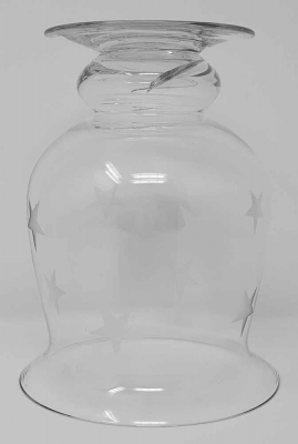 Windlicht Tischwindlicht Glas Sterne Dekoration Advent 15 x 20 cm