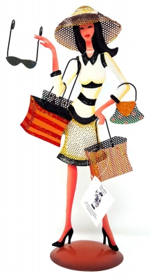 Jewelies Metall Schmuck Halter Staender Lady Rose