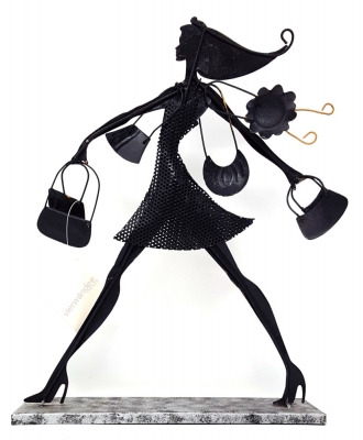 Jewelies Metall Schmuck Halter Staender Miss Rodeo Drive Silber