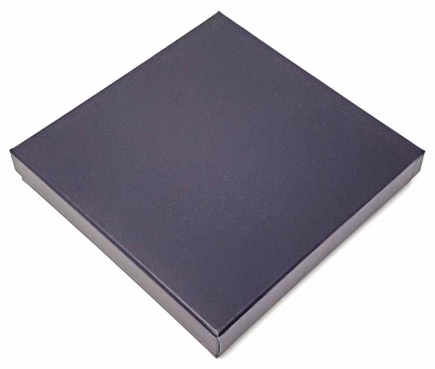 Geschenk Verpackung Schuber Ketten Schmuck Etui Collier Samt Schwarz