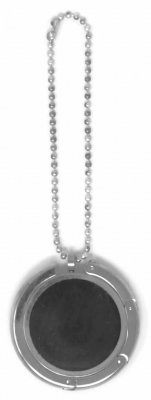 Schmuck Anhaenger Medaillon Crystal Strass 45mm Edelstahl Strasssteine