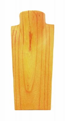 Schmuck Halsketten Halter Staender Torso Holz Hell 13 x 30 x 6,5 cm