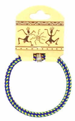 Windworks Kinder Armband Nylon Umfang 14 cm Lila Gelb Tuerkis