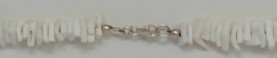 Schmuckset Kette Armband Weisse Muschel Labradorit 925er Silber