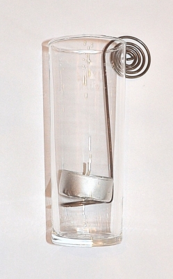 Wind Teelicht Halter Kerzen Klar Metall Einsatz Glas Hoch 13 Ø 5 cm 3 Stueck