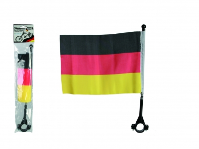 Wimpel Deutschland Fahne WM fuer Zweirad  22 x 16 cm