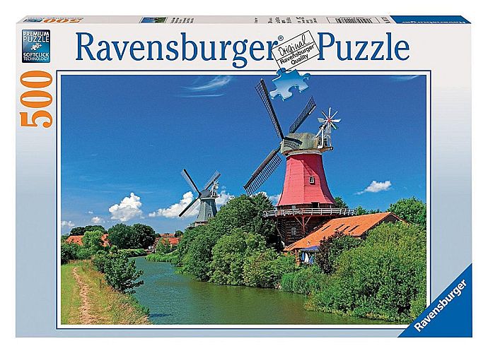 Ravensburger Puzzle -Windmühlenromantik