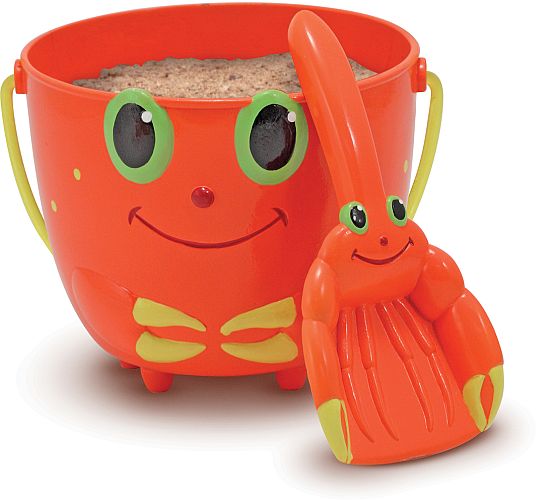 Sandeimer und Sandschaufel Krabbe Pail & Scoop 16 x 20 cm / 6.3 x 7.87 inch