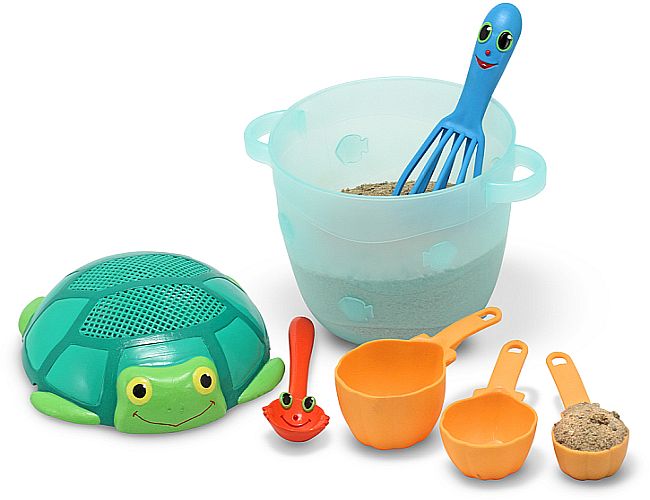 Sandkastenspielset 7-teilig 24 x 19 x 21 cm / 9.45 x 7.48 x 8.27 inch