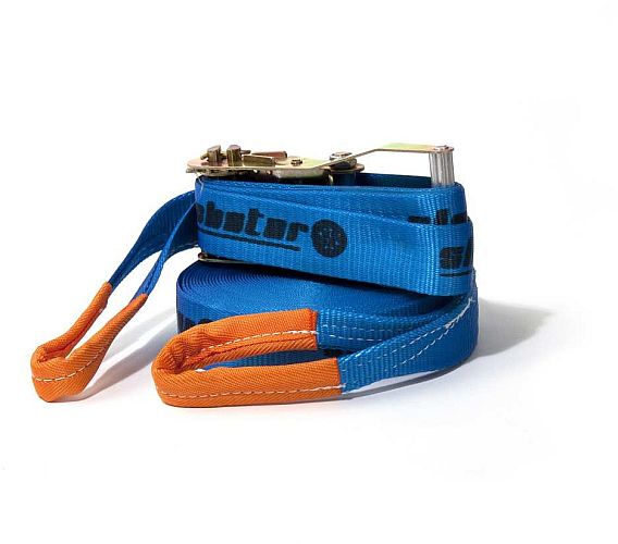 - Band 15 m lang 5 cm breit 1,6 KG blau - Ratsche  TÜV/GS