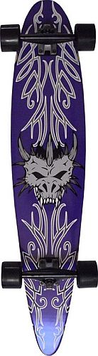 Flexcruising Longboard Viller 5 Lagen Ahorn-und Bambusholz Graphik einseitig 106 x 22 cm / 41.73 x 8.66