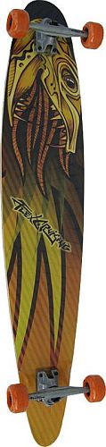 Flexcruising Longboard Zorg 9 Lagen Ahornholz Graphik einseitig 118 x 23 cm / 46 x 9 inch