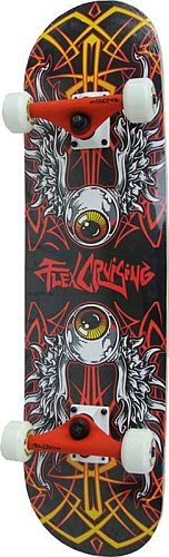 Flexcruising Skateboard Twineye-7 Lagen Ahornholz-schnelles Board 78 x 20 cm / 30.71 x 7.87 inch