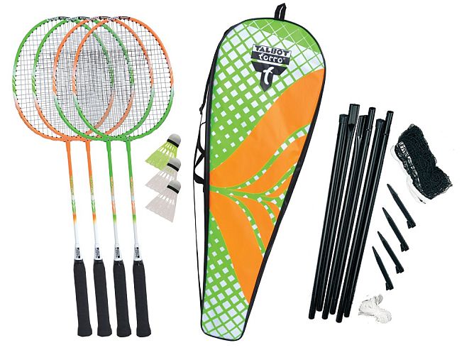 Talbot Torro Badminton Playset-4-Attacker Plus