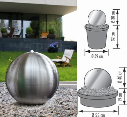 Kugelbrunnen matt Ø30