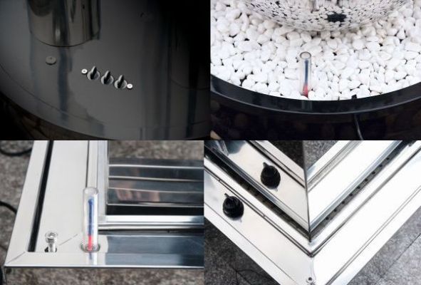 Durchflussregulierung Wasserstandschwimmer Einfüllöffnung