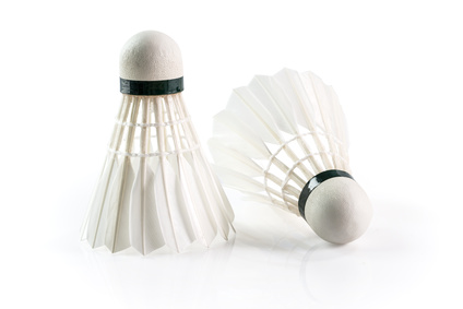 Echtfeder Badminton-Ball