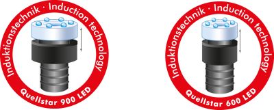 Quellsteinbeleuchtung Induktion